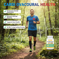 Capsules de vitamine D3 végétaliennes K2 MK-7, complément pour l'absorption du calcium, soutien de la densité osseuse et du système immunitaire (OEM/ODM)