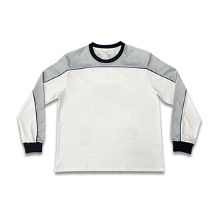 Starseven – Maillot de sport oversize noir à manches longues pour homme, style streetwear, écologique, séchage rapide - Product Image 2