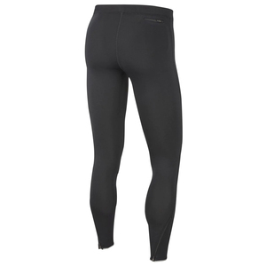 Leggings de Compresión Largos Negros para Hombre, Cintura Elástica, Spandex, Nailon, Diseño Sólido, Ropa Deportiva - Product Image 3