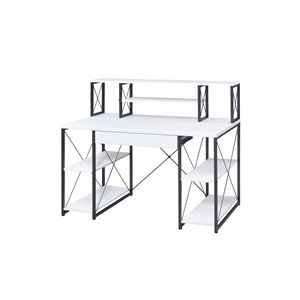Escritorio multiusos con acabado blanco Amiel para uso en ordenador - Product Image 5