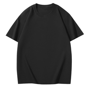 T-shirt pour homme à manches courtes en coton pur de 230 g, design personnalisé avec logo OEM, manches courtes solides - Product Image 3