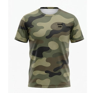 เสื้อยืดลายพรางลำลองสำหรับผู้ชาย แขนสั้น เนื้อผ้านุ่ม พิมพ์ลาย แห้งเร็ว ระบายอากาศได้ดี น้ำหนักเบา เหมาะสำหรับกิจกรรมกลางแจ้งและการเดินทาง - Product Image 2