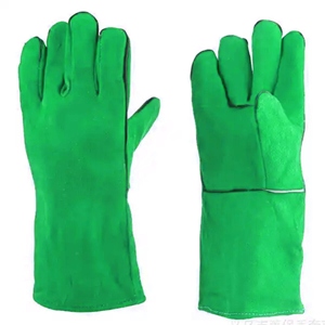 Gants de soudure en cuir de vachette pleine fleur robustes, haute qualité, résistants à la chaleur, aux étincelles et à l'abrasion, pour la lutte contre les incendies et le barbecue - Product Image 3