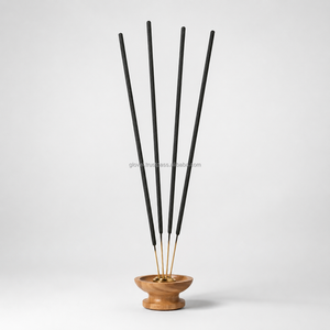 Bâtons d'encens noirs faits à la main, parfum bois de santal, Agarbatti, encens religieux, écologique, aromathérapie, vente en gros, export en vrac - Product Image 5