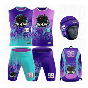 7v7 American Football Uniforms Package Kit Adult Sports Latest Breathable Anti-Bacterial Plus Size Unisex Set Quick Dry Uniforms - Product Image 4