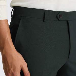 กางเกงลำลองหรือทำงานทรงตรงเอวกลางสำหรับผู้ชาย ผ้าฝ้าย 100% รับผลิตตามสั่ง บริการ OEM ขายส่ง ขนาดตามสั่ง OEM ODM - Product Image 4