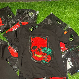 T-shirts unisexes en toile à manches courtes OEM, 100 % coton, couleur unie, écologiques, séchage rapide, respirants, coupe décontractée, logo sur le devant - Product Image 4