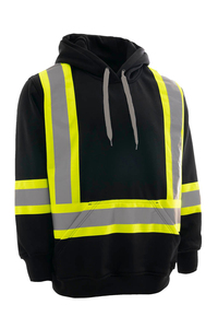 Sudadera con Capucha de Alta Visibilidad para Invierno, Personalizada, de Microfibra Antibacteriana, Ropa de Trabajo para Hombre, Construcción de Carreteras, Alta Reflectividad, Certificación EEC - Product Image 5
