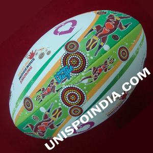 Ballon de rugby de match avec vessie dans la couture - Product Image 4