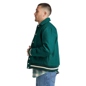 Women's Varsity <b>Jacket</b> Design High Quality Multi Color Breathable Sheep Skin with Reasonable Price Causal Style - Product Image 5