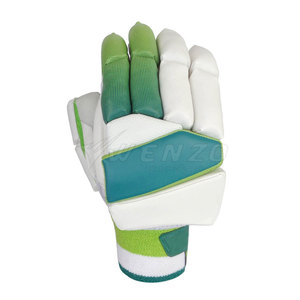 Gants de cricket en cuir de haute qualité, ajustement confortable, rembourrage intérieur doux, coutures durables, forte adhérence, fermeture auto-agrippante - Product Image 6