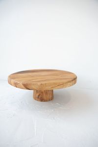 Handmade Natural Wooden <b>Cake</b> <b>Stand</b> with Unique Wood Grain Design Biodegradable Eco-Friendly Durable for Wedding <b>Cakes</b> - Product Image 5