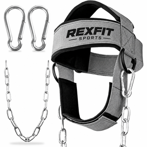 Arnés de Cuello para Levantamiento de Pesas, Entrenamiento de Resistencia en Gimnasio, Fabricante OEM ODM con Logotipo Personalizado para Empresas de Fitness de Marca Privada - Product Image 1