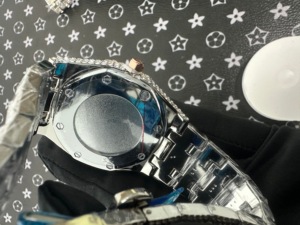 Reloj de Lujo de Alta Calidad con Moissanita VVS Personalizado, Estilo Hip-Hop con Diamantes, Oro Rosa, Automático y Mecánico - Product Image 6
