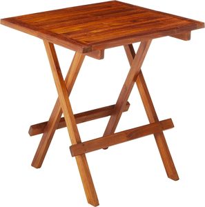 Kenia Foldable Teak Wood <b>Table</b> High Quality Brown Finish <b>Outdoor</b> Camping Dining <b>Table</b> for Park Use - Product Image 1