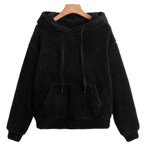 Sweat-shirt à capuche pour femme, hiver, respirant, polyester et coton, manches longues, pull-over, logo personnalisé, impression par transfert thermique, sweat-shirt pour femme - Product Image 1