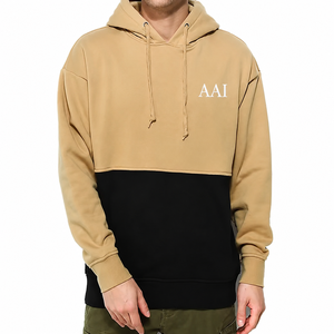 Sweat-shirts à capuche surdimensionnés en molleton de coton respirant pour hommes, logo personnalisé, coupe décontractée, streetwear, fabricant OEM en gros - Product Image 4
