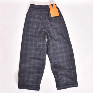 Pantalones de nieve de camuflaje a cuadros grises para hombre de nuevo diseño Pantalones de esquí y snowboard impermeables con todas las funciones - Product Image 1
