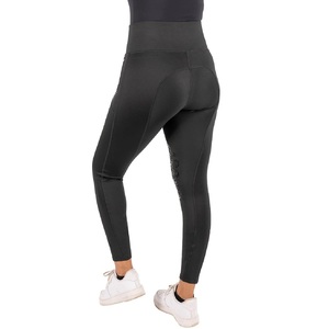High Quality 4-way Stretch Horse Riding Breeches <b>Leggings</b> Tights <b>Equestrian</b> Wear Pants on Technical Fabric with Soft Feel - Product Image 3