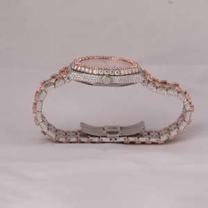 Fancy Trendy Moissanite Diamond <b>Watch</b> Iced Out <b>Watches</b> Luxury Fully Automatic Vvs1 Moissanite Diamond Iced Out Moissanite <b>Watch</b> - Product Image 4