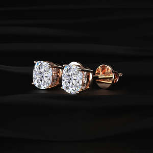 2 Carat Cushion Cut Moissanite Stud <b>Earrings</b> Hidden Halo Solitaire Studs 4TCW VVS Colorless Wedding Bridal Jewelry Gift Women - Product Image 3
