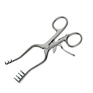 Retractor Weitlaner Afilado de 4x4 puntas autoajustable, retractor quirúrgico Weitlaner asequible con puntas roma de 3x4 - Product Image 1