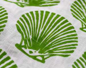 Tela Popelina Estampada Botánica Verde, 53/54 Pulgadas, Blanca, Estilo Náutico, Textil para el Hogar, Tejido de Peso Medio, 100% Algodón, 100GSM - Product Image 3