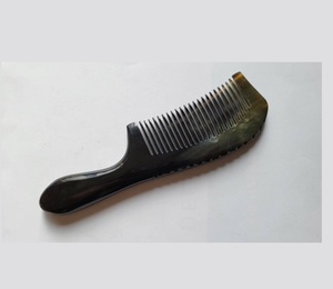 Peine portátil de cuerno natural para viajes, herramienta para el cuidado del cabello, desenredar y suavizar el cabello - Product Image 2