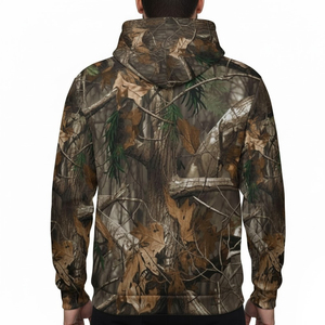 Produit le plus vendu : Sweat à capuche pour homme, vêtements de chasse d'hiver, sweat à capuche de chasse sur mesure de couleur unie pour adultes - Product Image 2