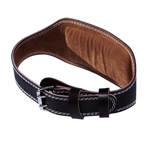 Ceinture de musculation de haute qualité en cuir antidérapante pour la musculation, la salle de sport et l'entraînement, offrant un soutien et une protection robustes de la taille - Product Image 4