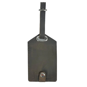 Custom Genuine Leather Luggage Tags Privacy Cover Suitcase <b>Name</b> <b>Labels</b> Personalized Travel Bag Tags Bulk LMP-0200 - Product Image 1