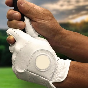 Gants de golf pour hommes en cuir Cabretta de qualité supérieure, antidérapants, respirants, durables, blancs, pour le sport et les activités de plein air, avec logo personnalisé, élégants - Product Image 5