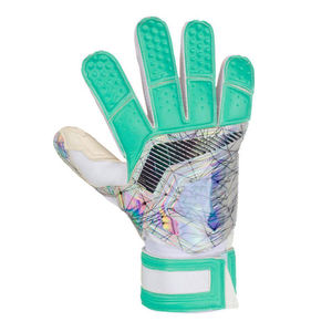 Guantes de Portero de Fútbol Profesionales Personalizados, Protección para los Dedos de Cuero, Ajustables, Antideslizantes, Transpirables, de Alta Calidad, Unisex - Product Image 2