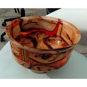 Elegante Tazón de Madera y Resina para Utensilios de Cocina Inteligentes para Uso en Cocina y Comedor - Product Image 3