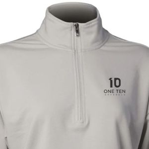 เสื้อสปอร์ตแขนยาวผู้หญิงแบบซิป ¼  ผ้าสเตรช ระบายอากาศได้ดี เหมาะสำหรับออกกำลังกาย วิ่ง และเล่นกีฬา - Product Image 3