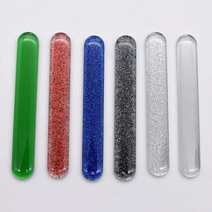 LANGMA Mini Lima de Uñas de Cristal Azul de Lujo, 100 Granos, Doble Cara, Reutilizable, Herramienta para el Cuidado de Uñas, Lima de Pulido con Patrón Recto - Product Image 6