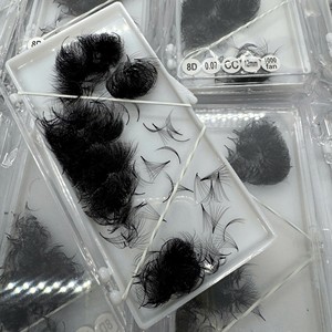 Pestañas Postizas de Volumen Preformadas CC/DD/M/L, Curvatura 0.03 0.05 0.07, Aspecto Natural, Hechas a Mano, VIETKINGLASH, Pelo Sintético Profesional - Product Image 4