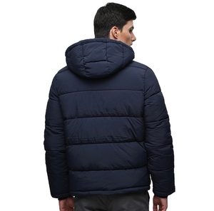 2025 New Unisex High Quality 100% Nylon Stand Collar Front Logo Breathable Solid Color Winter <b>Warm</b> Puffer <b>Jacket</b> - Product Image 1