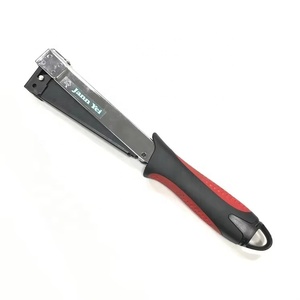 Hand Hammer Tacker JY582 <b>T50</b>,6(1/4")-10mm(3/8") Downside Loading Manual Light Duty Hammer Tacker for Upholstery - Product Image 1