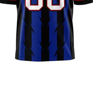 Maillot de football américain imprimé par sublimation, nouveau style, fabriqué en usine par un fabricant OEM, avec service OEM - Product Image 6