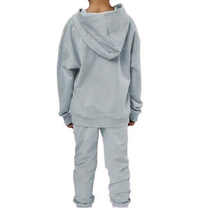 Conjunto de Sudadera y Pantalones Deportivos para Niños al por Mayor, Ropa Deportiva de Felpa para Niños, Chándal de Felpa para Niños al por Mayor, Cómodo - Product Image 3