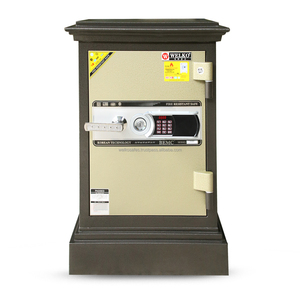 Cajas Fuertes de Doble Puerta para Uso Doméstico WELKO BLD750 con Cerradura de Llave, Acero Laminado en Frío, LED Negro, L800xW450xH400mm - Product Image 1
