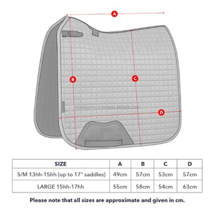 ผ้าซาตินเรียบแผ่นอานชุดม้าปรับแต่งได้คุณภาพระดับพรีเมียม - Product Image 6