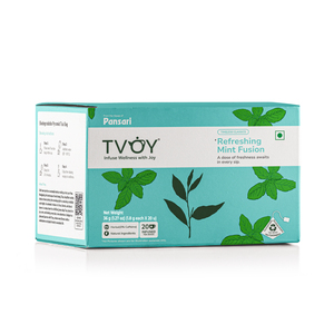 TVOY Té Verde Crudo Premium, Refrescante con Menta, Té Saludable en Bolsitas, 100% Puro (1.8G X 20) - Product Image 2