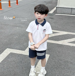Top Quality Fashion Summer Trendy Brand Casual Sports Breathable <b>Boys</b> <b>Polo</b> <b>shirt</b> Shorts School Outfits Toddler <b>Boy</b> Clothing - Product Image 2