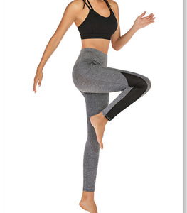 Women's High Waist Slim Yoga <b>Leggings</b> Full Length Four-Way Stretch Spandex/<b>Nylon</b> Breathable Fitness Pants - Product Image 1