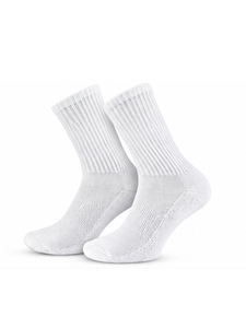 Chaussettes de sport unisexes en coton fin, unies, à compression de la voûte plantaire, haute élasticité, avec revers respirant, pour le quotidien et le sport - Product Image 4