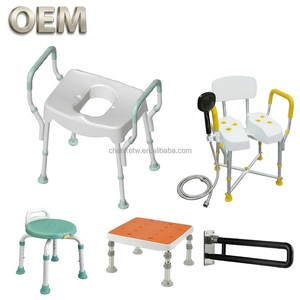 เก้าอี้เสริมสำหรับนั่งชักโครกแบบปรับได้ OEM/ODM จากไต้หวัน, ผลิตภัณฑ์บำบัดฟื้นฟูดีไซน์ทันสมัย, อุปกรณ์เพื่อความปลอดภัยในห้องน้ำ - Product Image 1