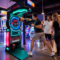 BLEE Meilleure Vente Machine d'Arcade de Boxe LED Testeur de Force de Frappe, Jeu à Monnayeur pour Centres Commerciaux et Salles de Jeux