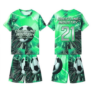 Custom Soccer Kit Football Team Uniform Quick Dry Jersey Shorts Set OEM ODM Athletic Training Uniform - Product Image 6